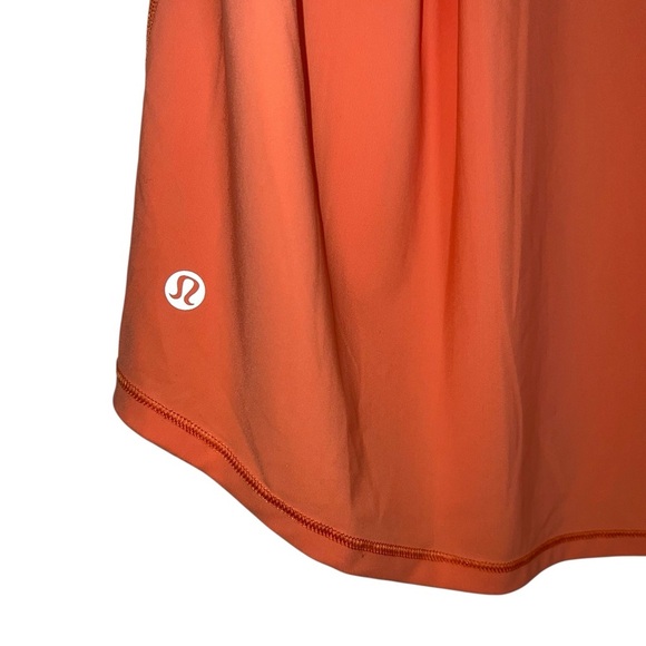 Lululemon Orange  Sculpt Short Sleeve Top Size 8 - Picture 6 of 9